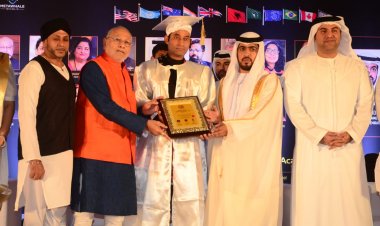 Nelson Mandela Nobel Peace Award 2022 and an Honorary Doctorate Degree conferred to Rajya Sabha Officer & Sports Author Pradeep Kumar Yadav.