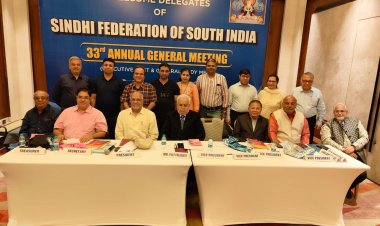Sindhi Federation Of South India (SFOSI) will host its 33rd AGM from January 5 to 7 in Bengaluru