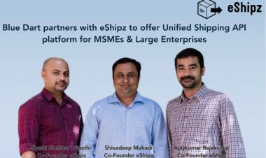 Blue Dart partners with eShipz to offer Unified Shipping API platform for  MSMEs & Large Enterprises